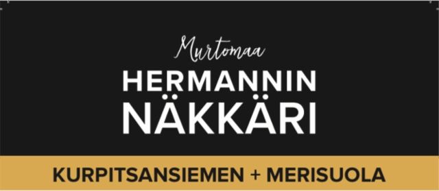 Hermannin näkkäti kurpitsansiemen merisuola